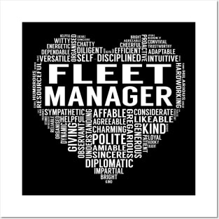 Fleet Manager Heart Posters and Art